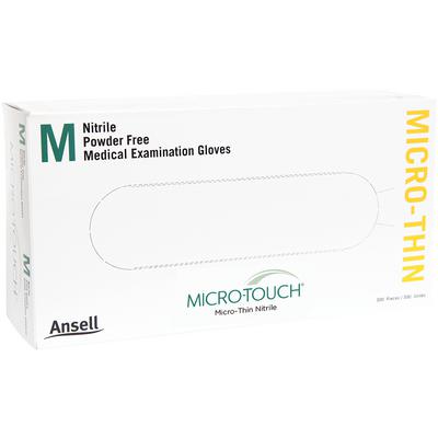 Micro-Touch® Micro-thin Nitrile Examination Gloves – Powder Free, 300/Pkg –  3Z Dental