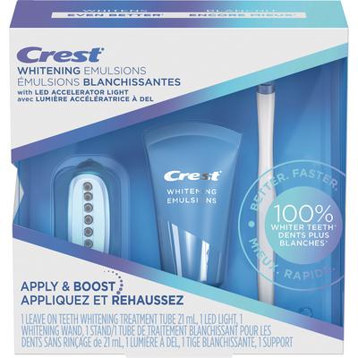 Crest Teeth Whitening Emulsions with LED Accelerator Light Bundle