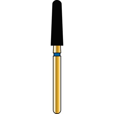 Alpen® Multi Use Diamond Burs – FG, Coarse, Blue, Cone, KS Shapes, # KS6, 2.5 mm Diameter, 9.0 mm Length, 5/Pkg