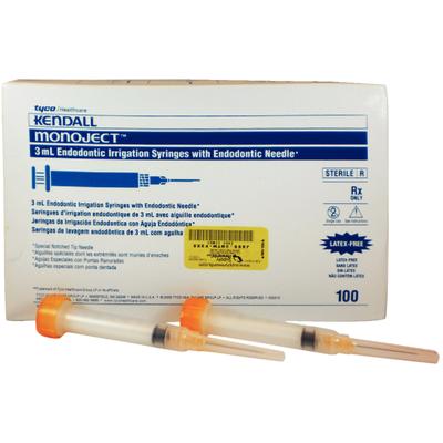 Monoject 513 Endodontic Irrigation Syringe/Needles - Open Box