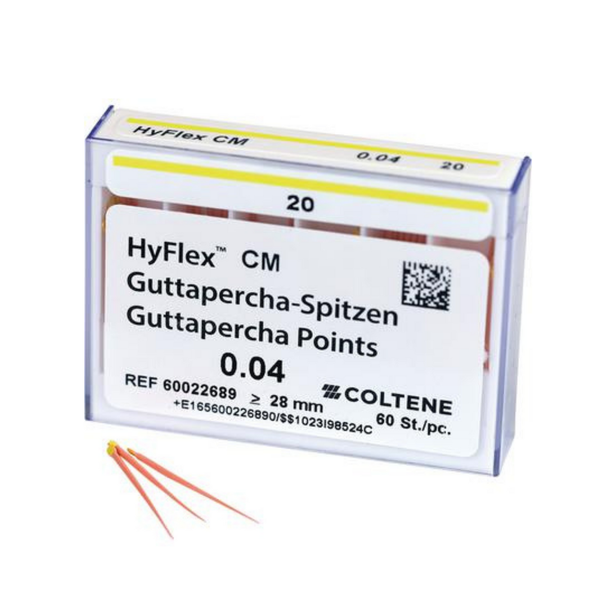 HyFlex CM Gutta Percha Points, 60/Pkg