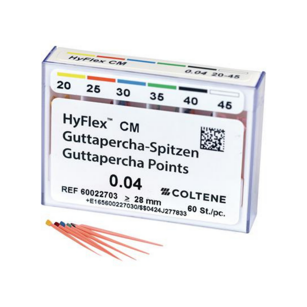 HyFlex CM Gutta Percha Points, 60/Pkg