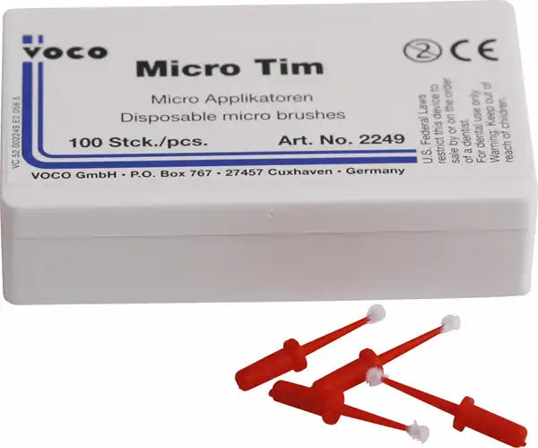 Micro Tim Application Brushes – Disposable, Fine, 100/Pk