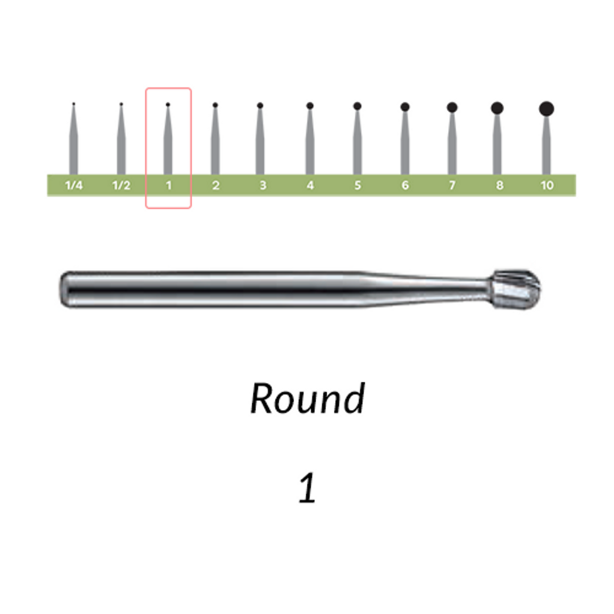 Carbide Burs RA - 100/Pk