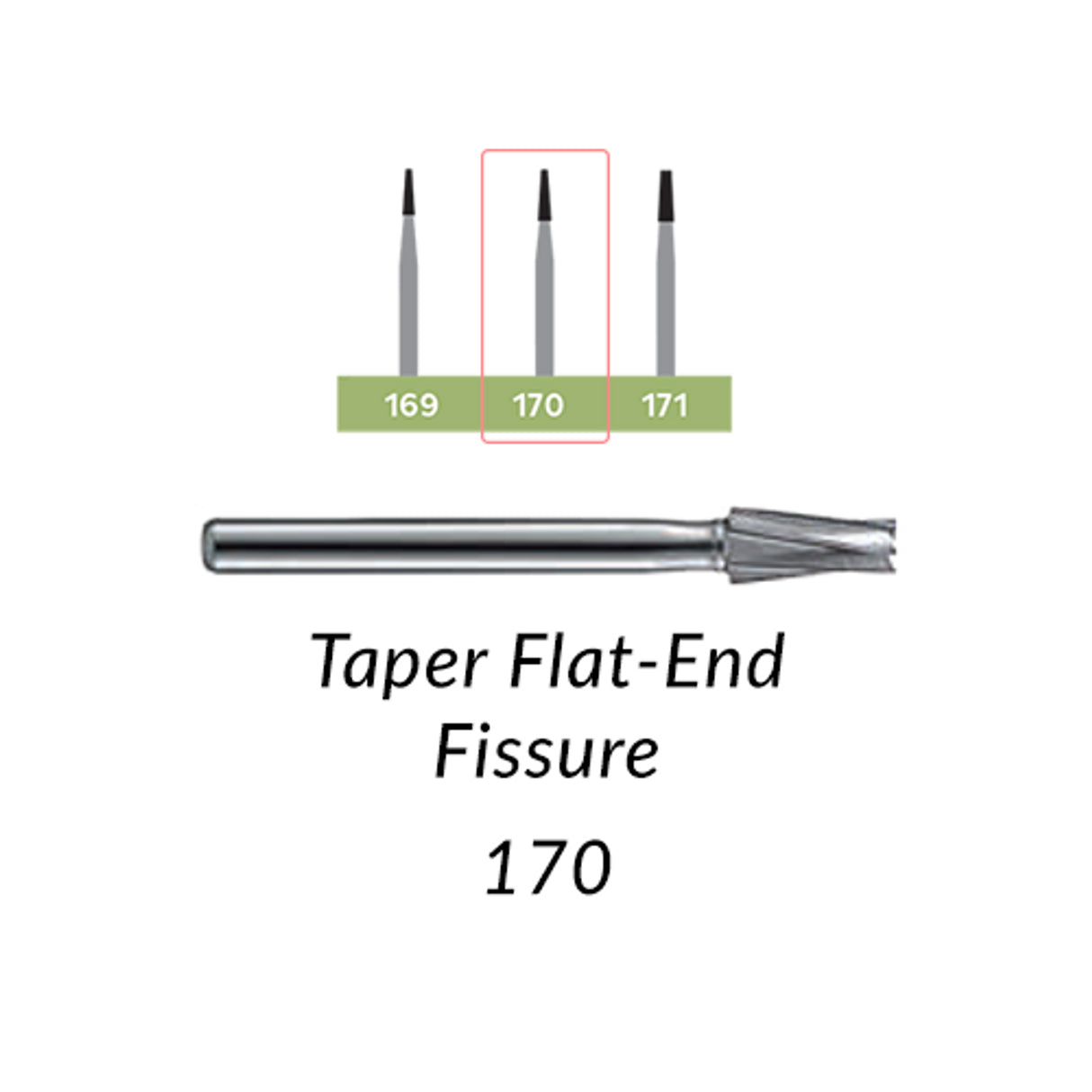 Carbide Burs FG - 100/Pk