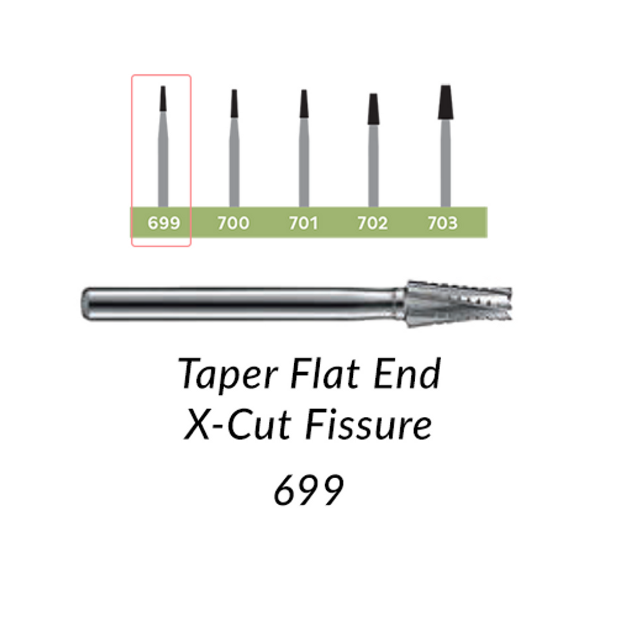 Carbide Burs FG - Long - 100/Pk