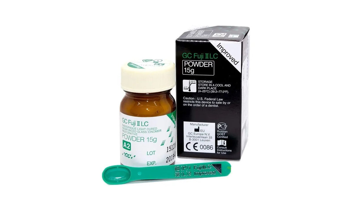 GC Fuji II LC® Glass Ionomer Restorative – Powder Refill, 15 g