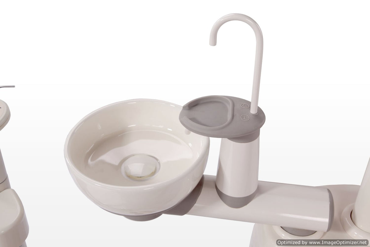 A12 Porcelain Cuspidor and Lower Support Arm- Timed Cup Fill and  Bowl Rinse