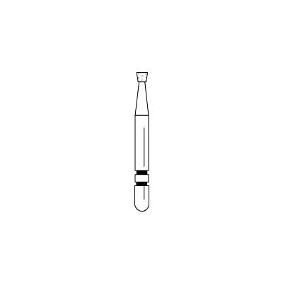 Two Striper® Diamond Burs – FG, Fine, Red, Inverted Cone, 5/Pkg