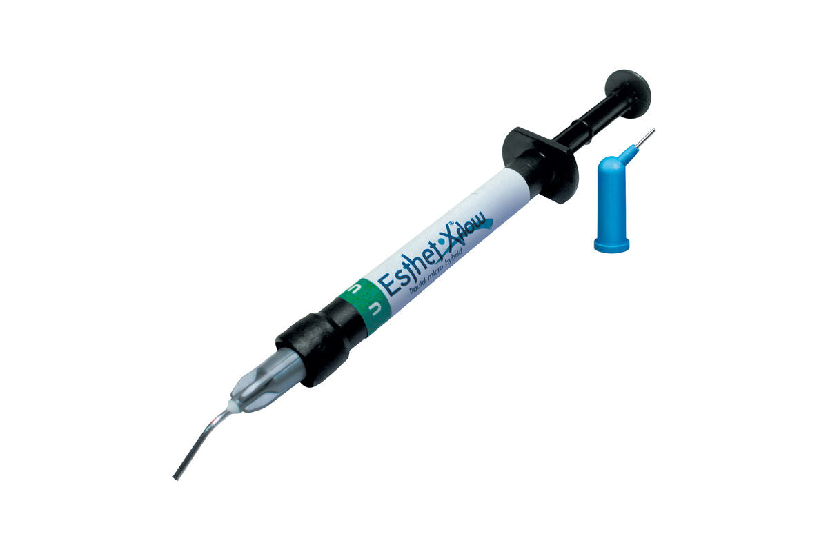 Esthet X Flow Liquid Micro Hybrid Restorative – 1.3 g Syringe Refill with Tips, 2/Pkg