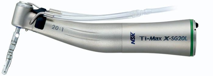 Ti-Max X Series Attachment – Electric Head & Shank, Surgical Application, X-SG20L, Contra Angle, Push Button Autochuck, Optic