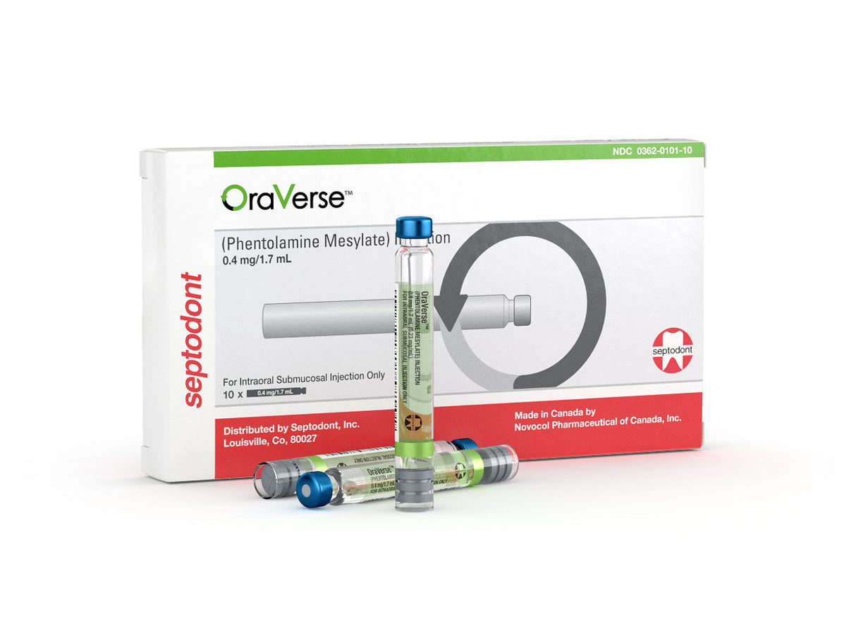 OraVerse Reverse Anesthetic – 1.7 ml Glass Cartridges, 10/Pkg