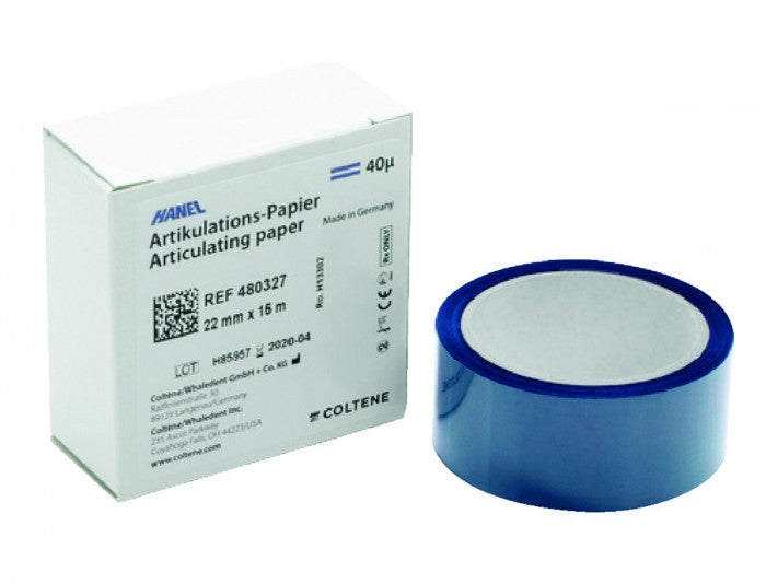 Hanel Articulating Paper Roll – 40 µ, Blue Roll, 15 m