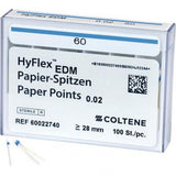 HyFlex® EDM Absorbent Paper Points – Sterile, 100/Pkg