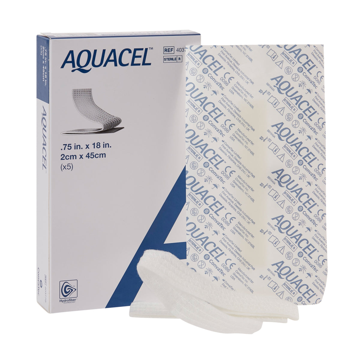 AQUACEL® Hydrofiber® Rope Dressing, White