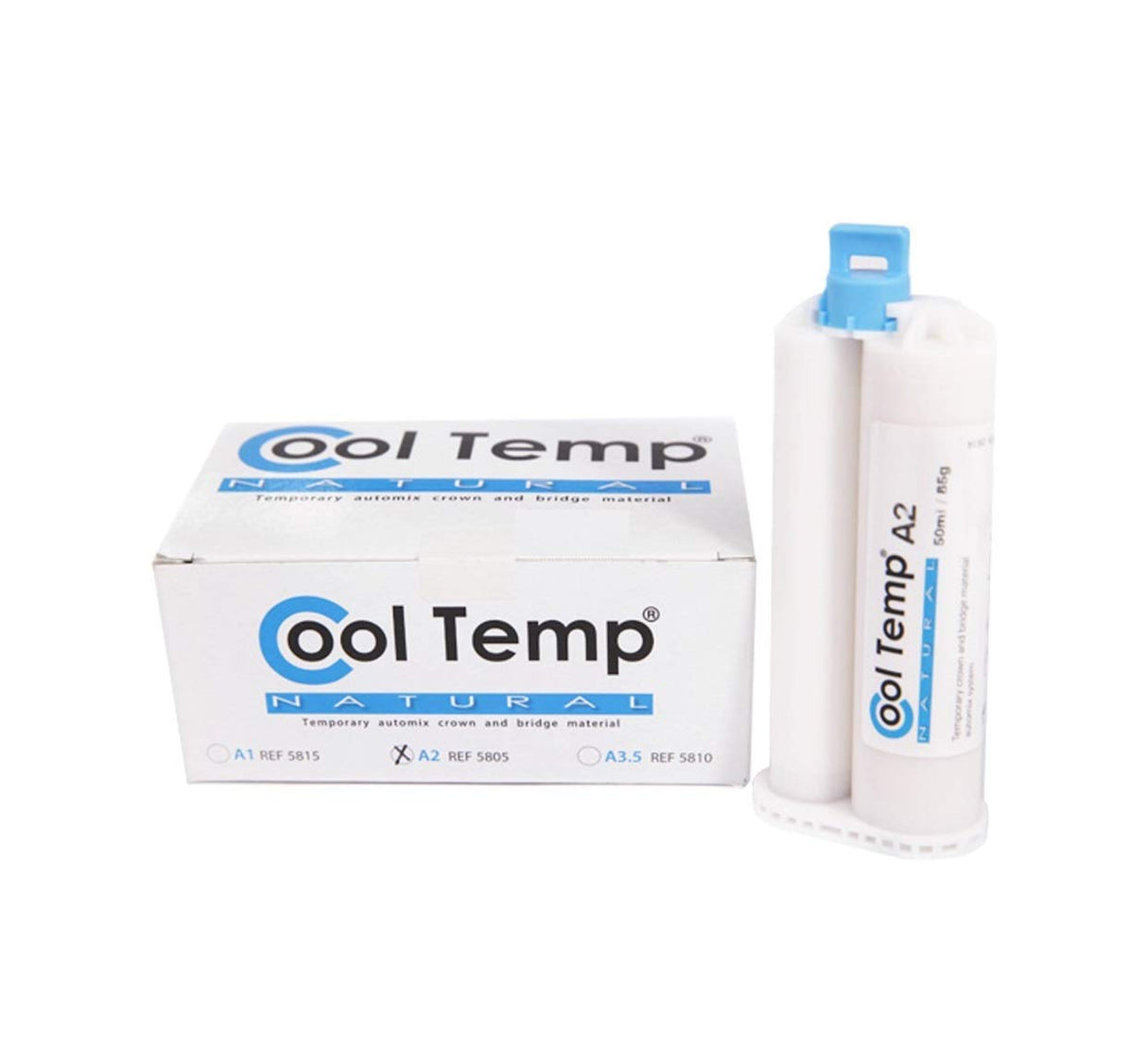 Cool Temp® Natural Temporary Crown and Bridge Material, 50 ml Cartridge Refill Package