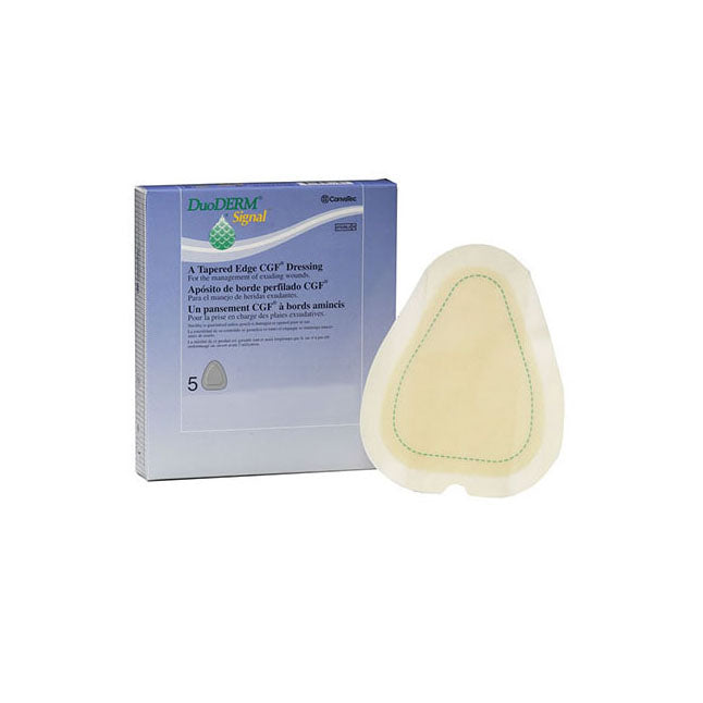 DuoDERM Signal® A Tapered-Edge CGF® (Control Gel Formula) Hydrocolloid Dressing