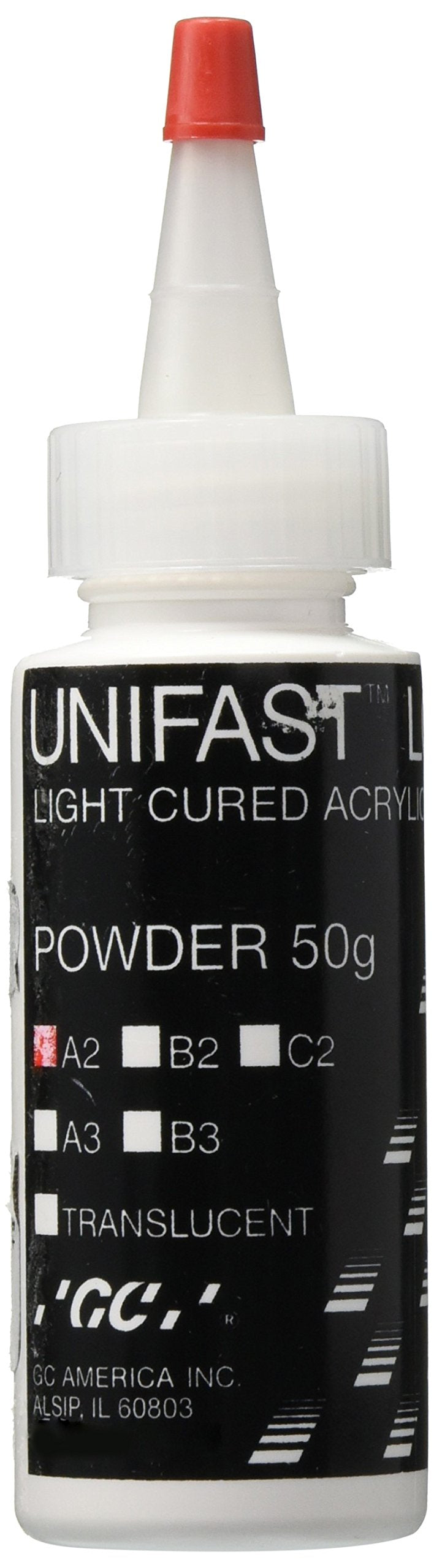 Unifast™ LC Light-Cured Temporary Material – Powder Refill, 50 g/Bottle