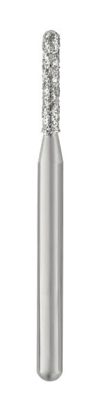 Piranha® Single Patient Use Diamonds – Round End Cylinder FG, 25/Pkg