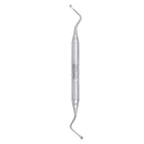 The 9 Miller surgical curette is designed for curettage, cyst removal and tooth socket debridement with 2.8MM and 3.4MM working ends.