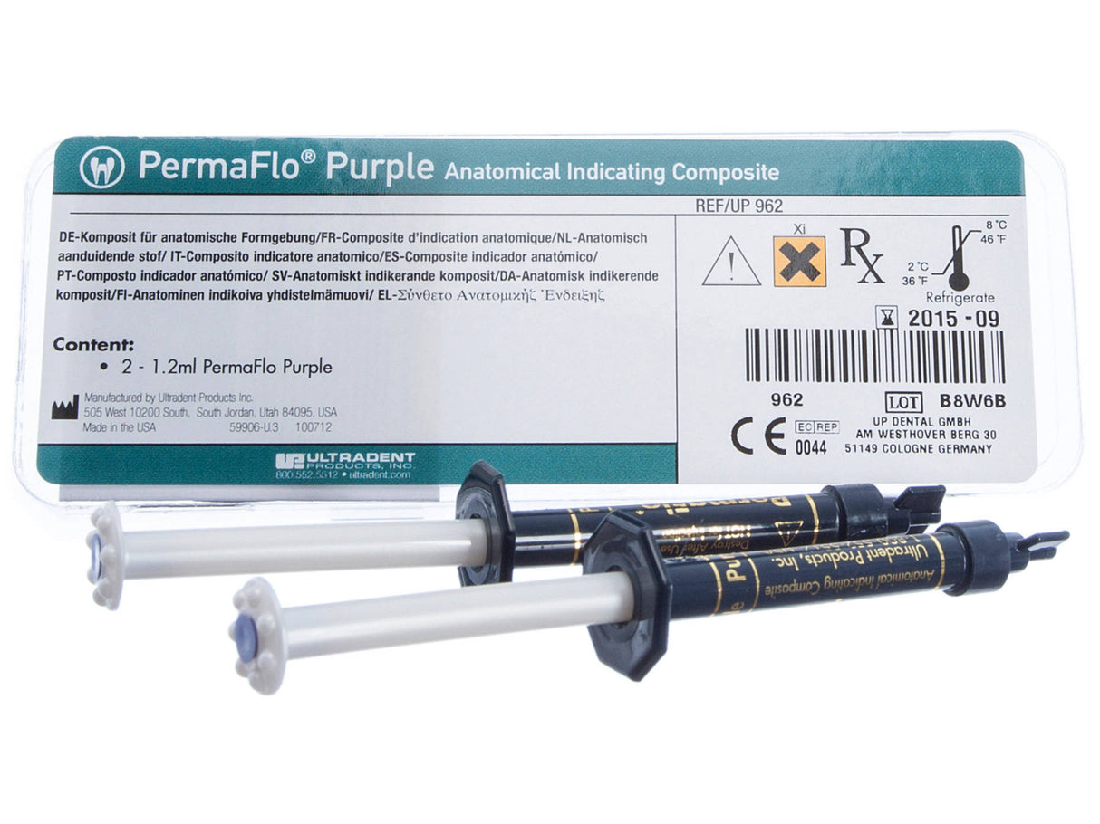 PermaFlo® Purple Syringes – 1.2 ml, 2/Pkg