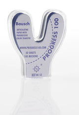 Bausch PROGRESS 100® Articulating Paper – 50 Sheets in Plastic Horseshoe Dispenser