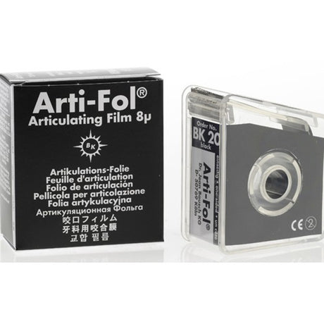 Bausch Arti-Fol Metallic - One-Sided Shimstock-Film, 8 microns, 22 mm x 20 m Roll