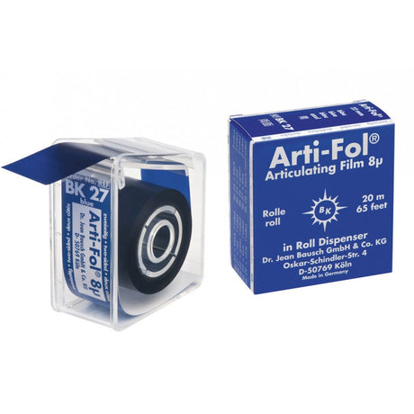 Bausch Arti-Fol Metallic - One-Sided Shimstock-Film, 8 microns, 22 mm x 20 m Roll