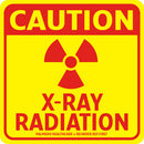 Caution Radiation Labels