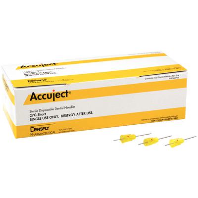 Accuject Disposable Dental Needles - Sterile - 100/Box