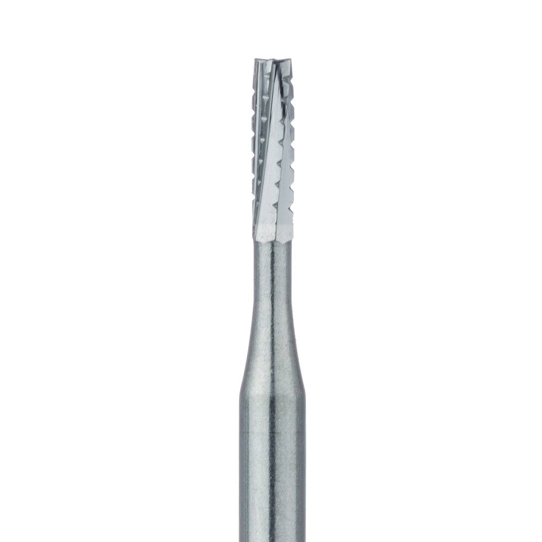 Tungsten Carbide Burs – HM31 Straight Fissure Cross Cut FG XL, 25 mm Shank Length, 5/Pkg