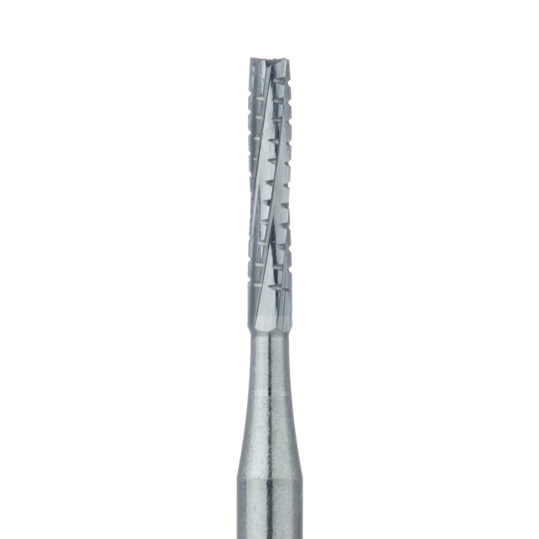 Tungsten Carbide Burs – HM31L Straight Fissure Cross Cut FG L, 21 mm Shank Length, 5/Pkg