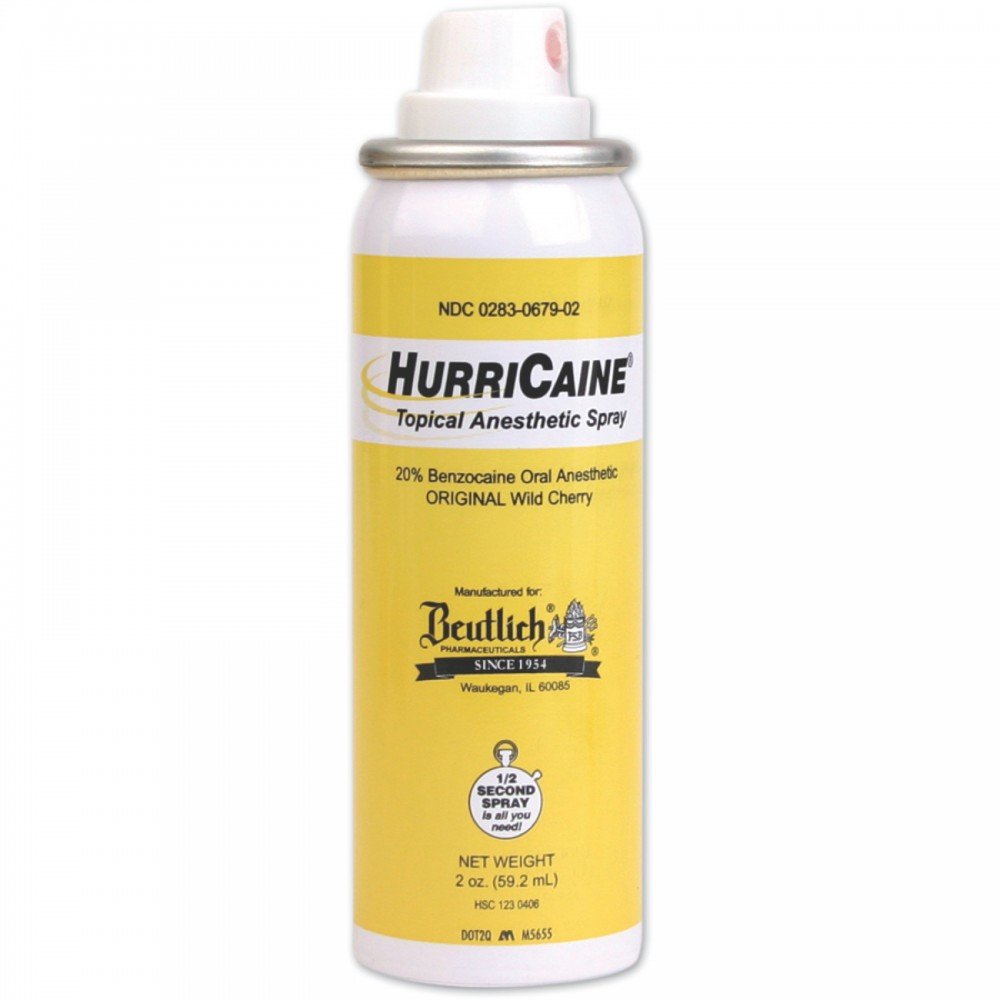 HurriCaine Topical Anesthetic Spray 2oz