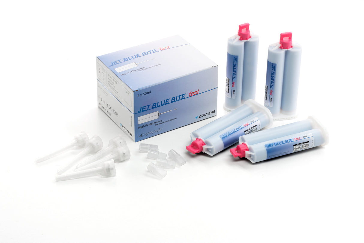 Jet Blue™ Bite Registration Material – 4-Pack, 50 ml each