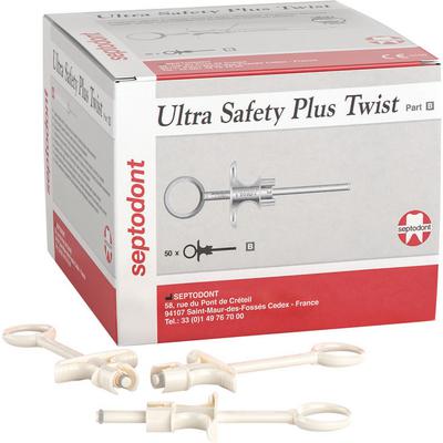 Ultra Safety Plus Twist XL Single Use Handle – White, 50/Pkg