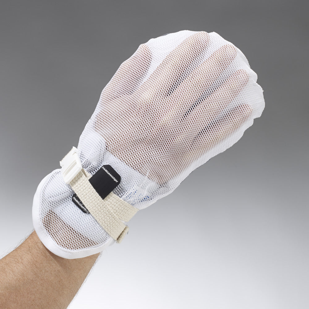 Security mitt, with Mesh and wrist Cuff, One Size, Adult