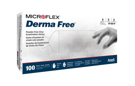 MICROFLEX® Derma Free vinyl gloves - 100/Box