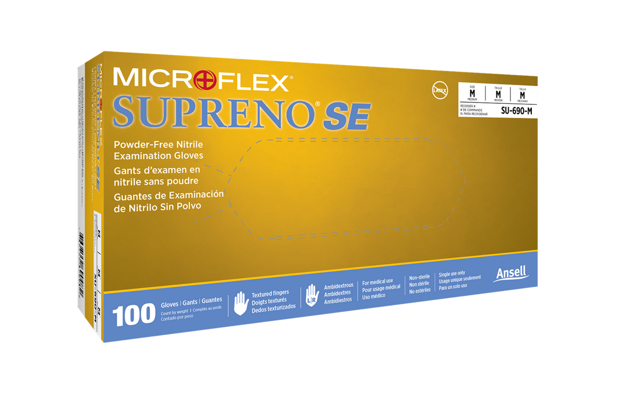 MICROFLEX® Supreno® SE SU-690 Robust nitrile exam gloves - 100/Box