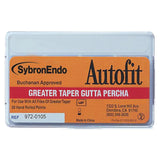 Autofit Greater Taper Gutta Percha Points, 50/Pkg