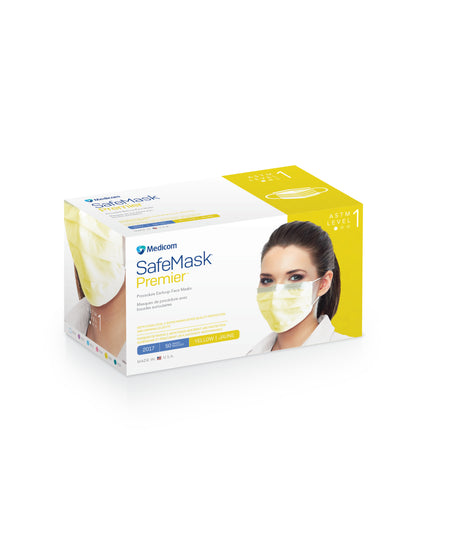 SafeMask® Premier™ Earloop Mask - Level 1