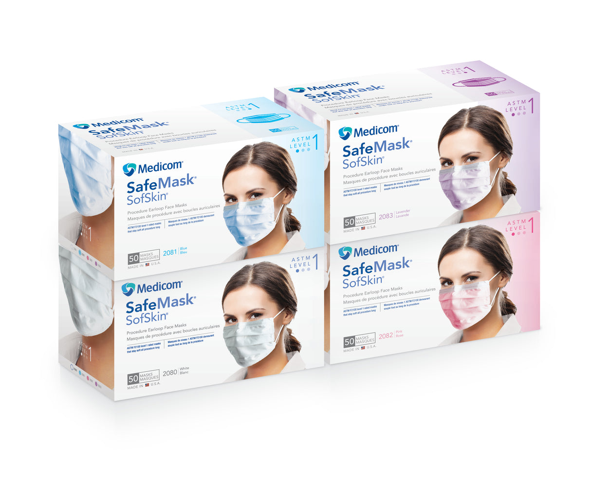 SafeMask® SofSkin® Earloop Mask 50/Box