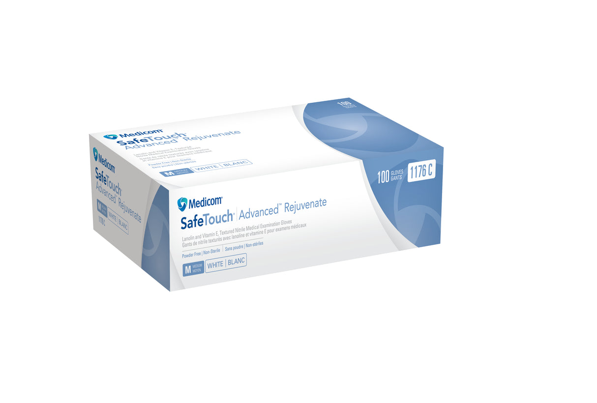 SafeTouch® Advanced™ Rejuvenate Nitrile Gloves, 100/Box