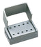 Anodized Aluminum 10-Hole Bur Blocks