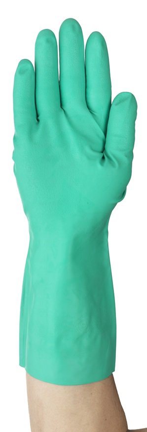 Solvex® Protective Glove, Nitrile, Green