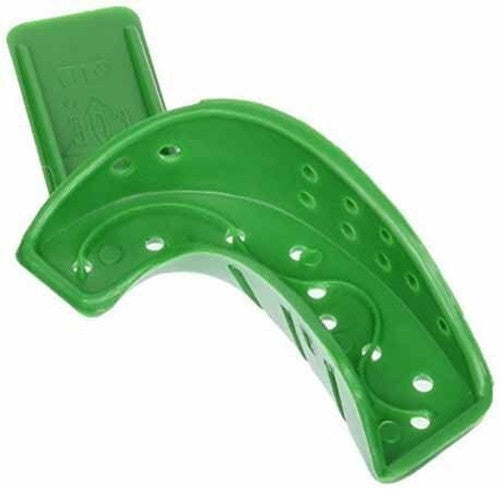 COE® Disposable Spacer Impression Trays – Perforated, Green, 12/Bag