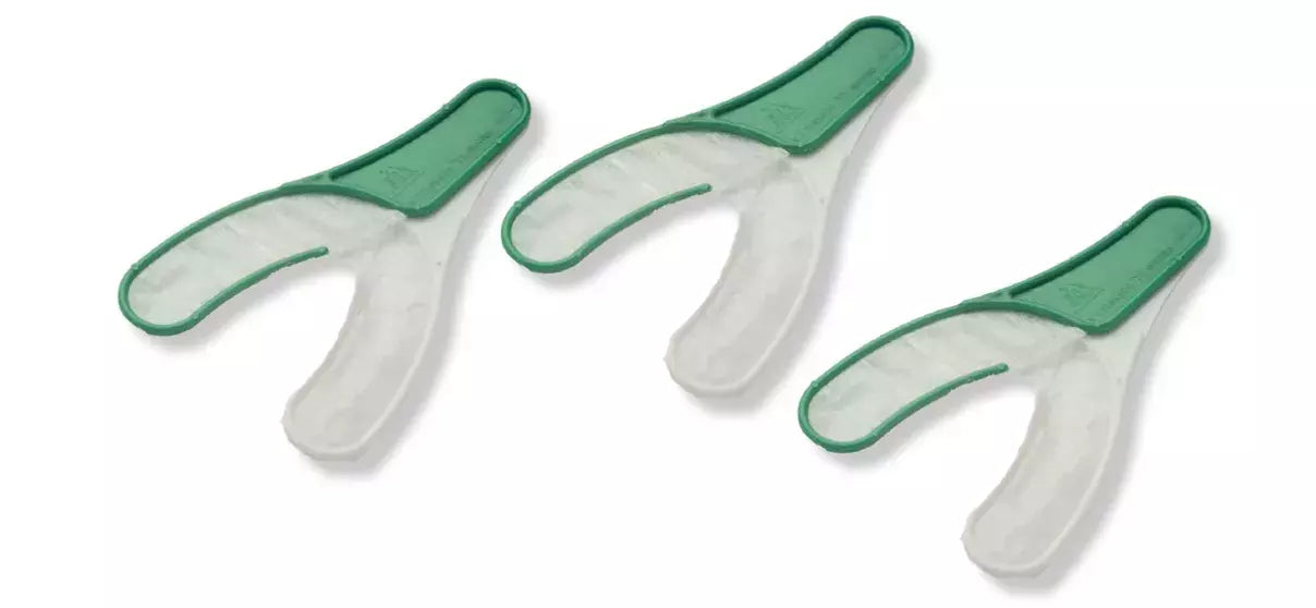 Coe Sideless Triple Function Impression Trays – Disposable Plastic, 50/Pkg