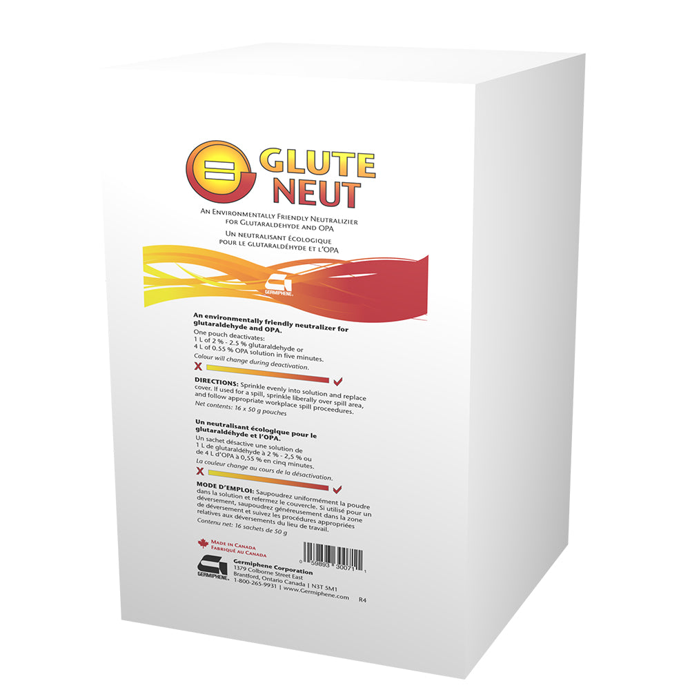 Glute Neut | Glutaraldehyde Neutralizer (50G) 16/ Case