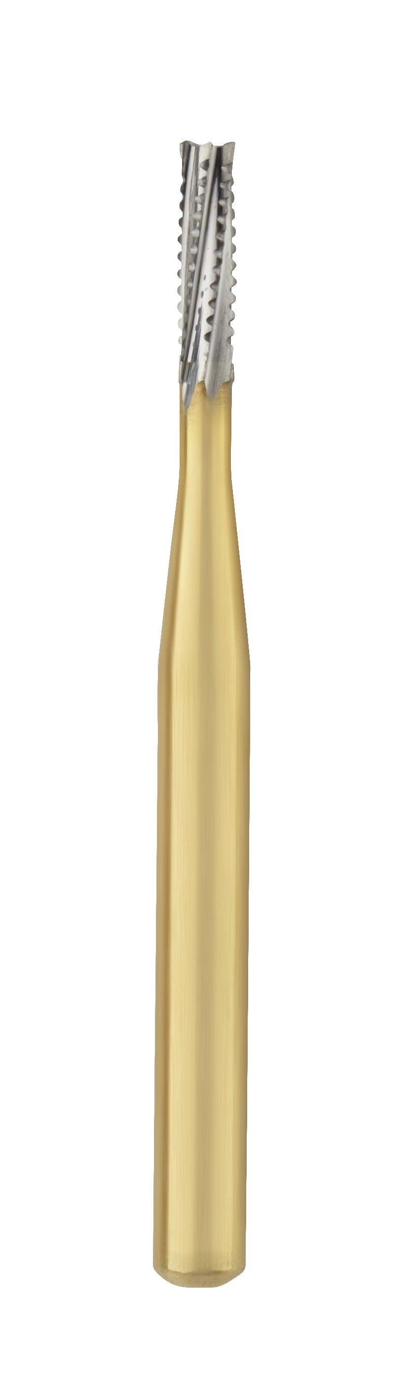 Great White® Gold Series Carbide Burs – FG, Straight Fissure