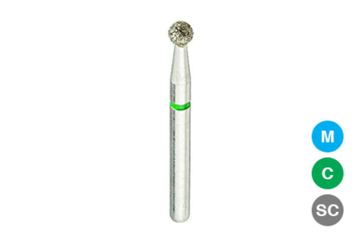 Beyes Diamond Burs Round - 10/Pk