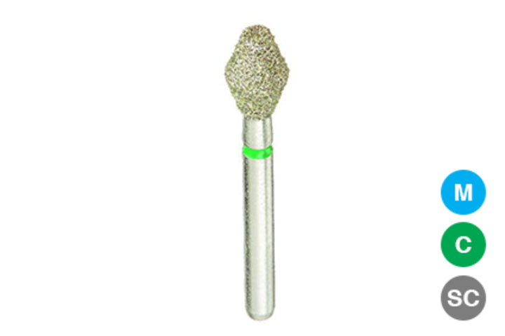 Beyes Diamond Burs Barrel - 10/Pk